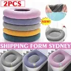 2PCS Winter Warm Soft Washable Toilet Seat Closestool Cover Cushion Warm Mat Pad