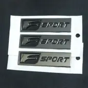 3x Black Glossy New F-SPORT Big Rear Metal Badge Sticker Emblem Decal Door Turbo (for: Renault)