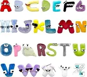 Hoohele 26PCS Alphabet Lore Plush Toys, Stuffed Dolls for Children and Adults, Alphabet Lore Plushes Dolls, Christmas Valentine's Day Birthday Fan Birthday Gift (8 PCS) (26PCS)