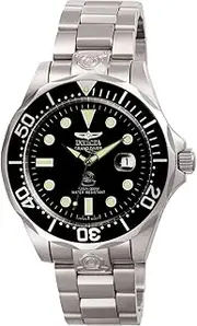 [Invicta] Men's 3044 Stainless Steel Pro Diver Automatic Watch, Silver/Black, 47mm, 3044