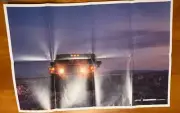 H1 Hummer 2003 Fold Out Poster Double Sided Car Sales Brochure Catalog