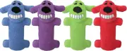 Multipet Loofa Dog Plush Dog Toy (Colors May Vary)