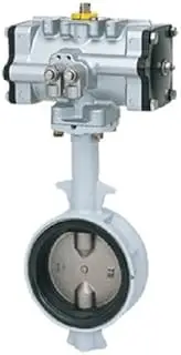 Kitz Pneumatic Ductile Iron 16K Butterfly Valve (SCS13A/NBR) Double Acting FA-16DJU65