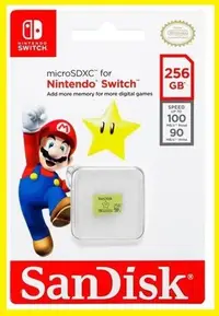 在飛比找Yahoo!奇摩拍賣優惠-Switch NS 主機 任天堂原廠 SanDisk 256