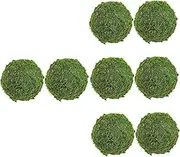 2pcs Artificial Balls Decorative Imitation Greenery for Home Wedding Party and Garden Centerpieces Faux Balls for Bowl Filler and Plant Decor