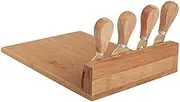 Boutique Retailer Bamboo Cheese Board and Knife Set