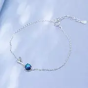 Chain Bracelets,Silver Bracelet,Fashion Bangle,Sterling Silver Bracelet for Women,Ladies 925 Sterling Silver Bracelet Exquisite Fashion Bracelet Whale Tail Bracelet Ladies Silver Jewellery Gifts