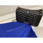 現貨 REBECCA MINKOFF SMALL LOVE CHEVRON QUILTED 菱格紋 小款 RM銀