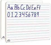 Double Sided Whiteboard Lined Dry Erase Board for Kids Hand Writing Board
