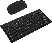 jojofuny Wireless Keyboard and Mouse Ergonomic Design Compact for Laptop 2.4ghz Accessory No Driver Needed