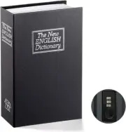 Book Safe With Combination Lock - Home Dictionary Diversion Metal Safe Lo