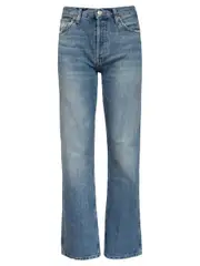 RE/DONE | Worn Blue 90s High Rise Loose Jean | The UNDONE