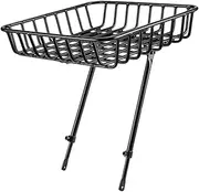 Tadill Front Bicycle Basket, Luggage Storage Organizer Cargo Rack Bike Cargo Basket for Road Bike Outdoor