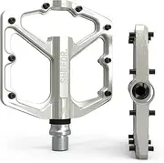 Flat Pedals for MTB | Super Light Flat Pedals for Mountain Bike | Available in 2 Sizes and 9 Colours | Includes Black Reflectors