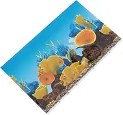 Double Sided Adhesive Aquarium Wallpaper Colorful Underwater Background Sticker for Fish Tank Decoration Attractive Adhesive Sticker Durable and Easy to Attach