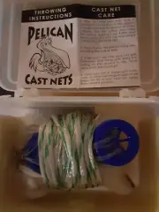new Pelican Casting Net 3 ft 3/8' Foot Mesh Size: 3/8 Inch
