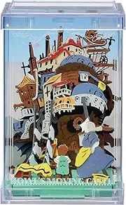 Paper Theater - Cube - Studio Ghibli Artwork Howl's Moving Castle PTC-T07 Laundry Day
