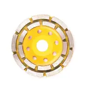 Grinding Worse Free Diamond Grinding Cup Wheel Double Row Stone Polisher Disc