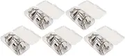 Nail Extension Forms Aluminium Frame UV Gel Protector French Nails 25pcs