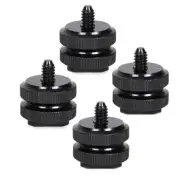 4PCS 1/4 Inch-20 Tripod Screw Adapter Flash Hot Shoe Mount for / / SLR DSLR