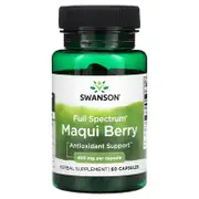 Swanson, Full Spectrum, Maqui Berry, 400 mg, 60 Capsules