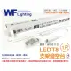 【DanceLight 舞光】3入 LED T8 1尺 支架燈 間接照明 層板燈 空台 無燈管_ WF431129