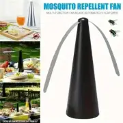 1Pc Fly Fans for Tables Repellent Indoor Outdoor with Soft Fan Blades Picnic