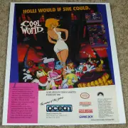 1993 Cool World, Vintage Print Ad/Poster, SNES Super Nintendo, Promo Art