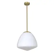 CIOTOLA Pendant Lamp Light Interior ES Antique Brass / Frosted Tipped Dome Glass OD280mm