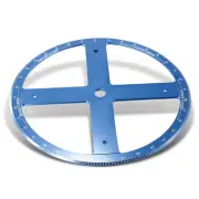 Proform for Camshaft Degree Wheel Pro Model 16 Inch Diameter Blue Anodized White