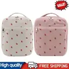 Lunch Tote Bag for Women Corduroy Insulated Lunch Box for School Travel Picnic A