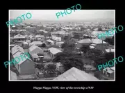 OLD LARGE HISTORIC PHOTO OF WAGGA WAGGA NSW VIEW OF THE TOWNSHIP c1930 1