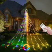Christmas Decorations Star String Lights Color Changing 11 Modes and Timer wi...