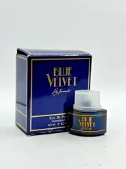 BLUE VELVET BY LILY FAROUCHE 0.5ML MINI VINTAGE EDP SPLASH (NEW WITH BOX)