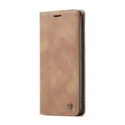 For Samsung S10 Retro PU Leather Flip Case Slim Protective Case Samsung S10 Fashion Business Shockproof Smart Phone Case