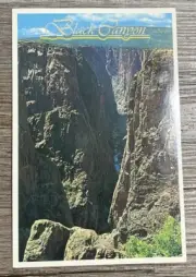 Postcard Black Canyon and Gunnison River Colorado