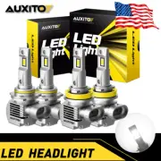 4x Auxito LED Head Lamps Light Combo Beam High 9005/HB3 Low H11/H9/H8 Canbus D1 (for: Jeep)