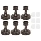 6/12Pcs LED Flickering Flameless Taper Candles Light With Timer Remote Control