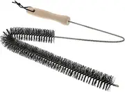 Ciieeo Flexible Dryer Vent Cleaning Brush Vent Trap Cleaner for Refrigerator Coil Washing Machine Dust Gap Tube Black Multi-use Brush for Lint Removal