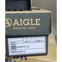 在飛比找蝦皮購物優惠-AIGLE CARVILLE 黑 全新 24.5 雨靴