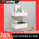 drawer shelves compact white MDF 40x23.5x10 cm wall-mounted storage 0242
