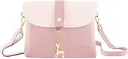 [AISPARKY] Small Crossbody Purse, PU Leather Small Purse for Girls With Pendant With Strap/Gold Chain Strap