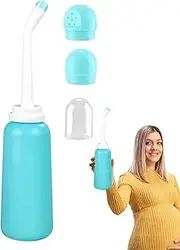 Bidet Bottle for Women - 500ml Manual Bidet Perineal Bottle - Postpartum Wash Bottle Reusable Bidet Bottle for Feminine Cleansing Postpartum Care
