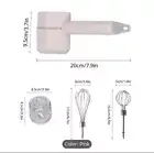 USB Rechargeable & Portable Cordless Hand Mixer,Chopper, Blender And Egg Beater