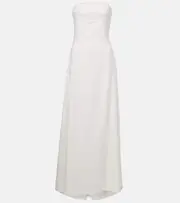 [Jacquemus] Jacquemus Draped bustier gown UK 10 white