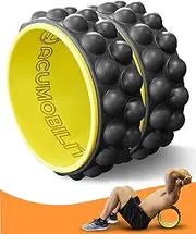 Acumobility The Ultimate Back Roller : myofascial Release Trigger Point Yoga Wheel Foam Roller Back Pain Yoga Wheel for Back Pain Back Massager deep Tissue Massage Exercise Mobility