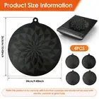 4 Pcs Thermochromic Induction Cooktop Protector Nonslip Induction Cooktop qiSIL