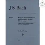 【一本免運】J.S. BACH DOUBLE CONCERTO(2 VIOLINS) IN D MINOR 小提琴