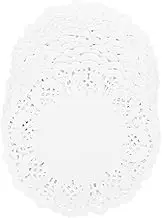 MOLUCKFU 420Pcs Lace Doilies Paper Mats Hollow for Cake Desserts Fried Foods Elegant Greaseproof Liners for Weddings Parties Celebrations