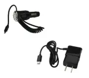 2 AMP Car Charger + Wall Travel Home Charger for ZTE Speed N9130